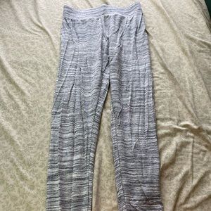 Grey flowy sleep pants